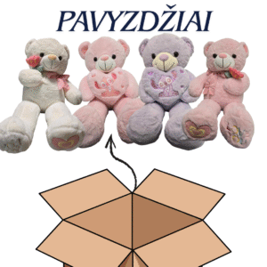 Rinkinukas su DIDELIU MEŠKINU ir pasirinktom DOVANOM