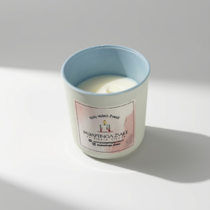 ŽYDRA AKRILINĖ (210 ml) | Žvakė su Jūsų tekstu